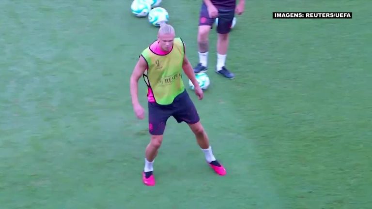 Manchester City treina de olho no título inédito da Supercopa da Uefa